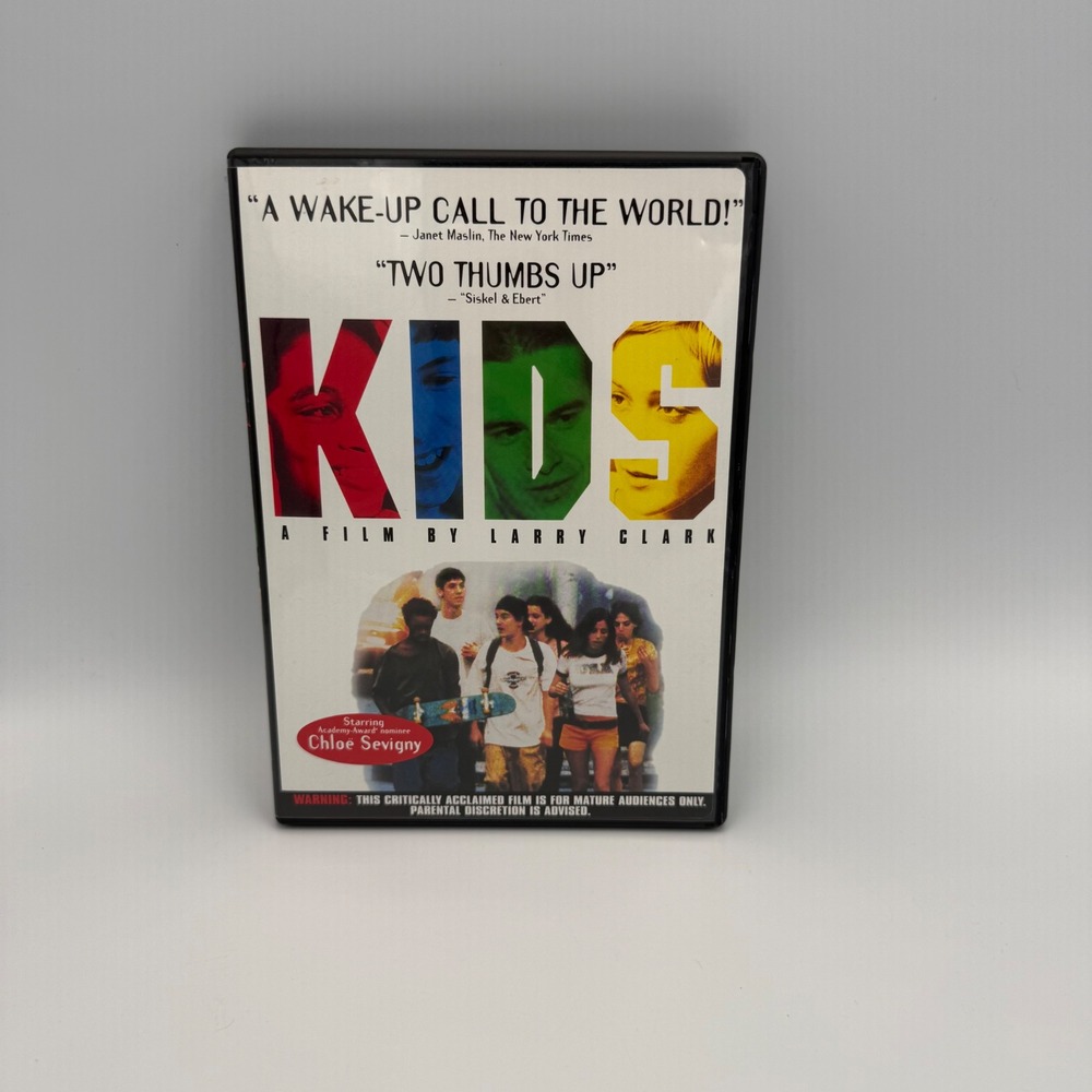Kids DVD 1995 Larry Clark Chloe Sevigny 90s Cult Classic Movie Trimark Lionsgate
